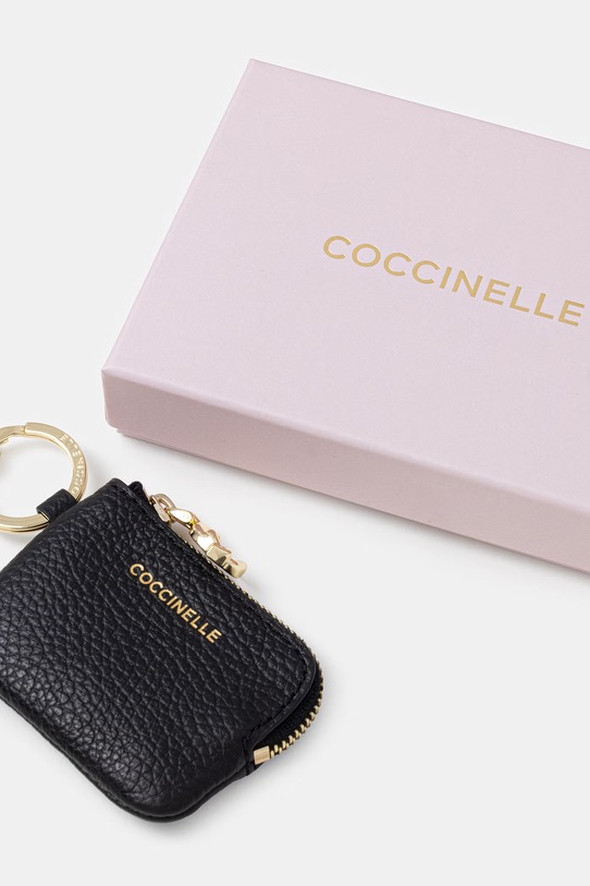 Akcesoria Coccinelle brelok skórzany E2.TBM.41.01.01 czarny