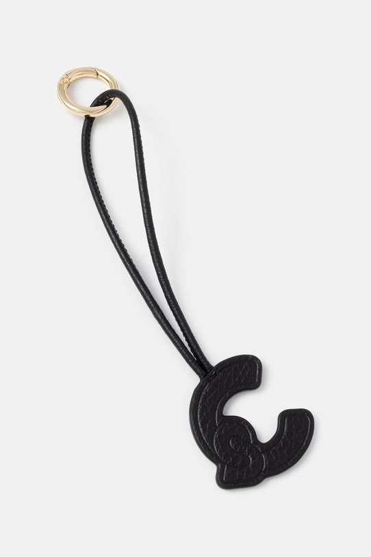 Кожен ключодържател Coccinelle черен E2.UR3.41.01.01