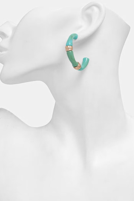 Akcesoria Lola Casademunt kolczyki LS2603066 zielony