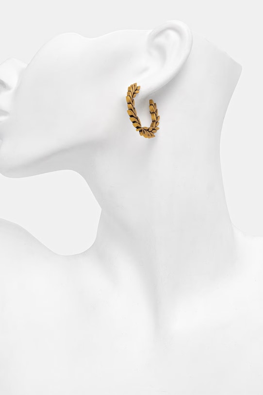 Fred Perry orecchini MS4716 oro SS26