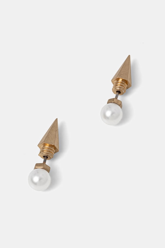 AllSaints kolczyki damskie metalowe złoty 37568574BRS126