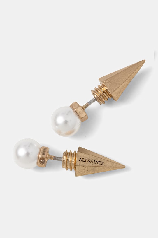 AllSaints kolczyki damskie metalowe 37568574BRS126 złoty SS26