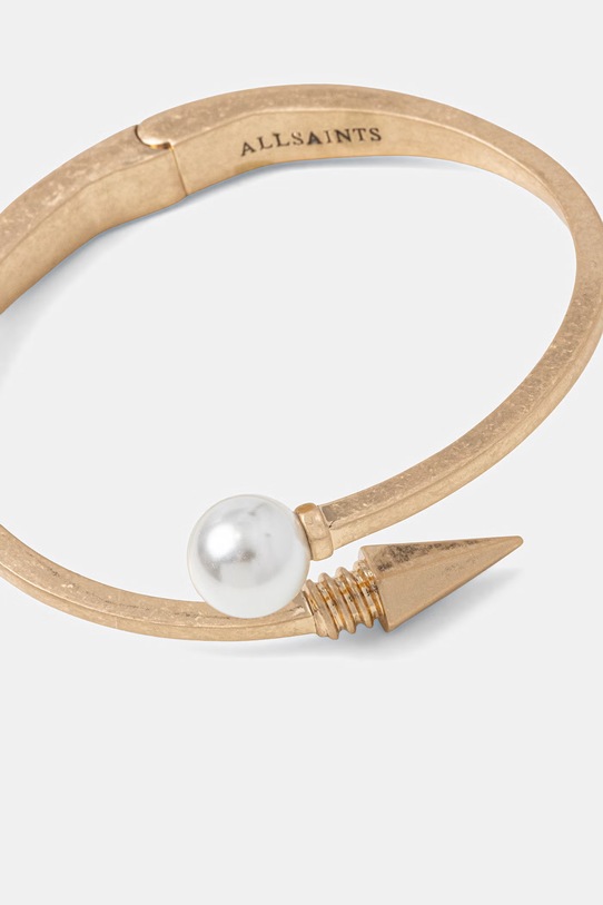 AllSaints bransoletka damska metalowa 37568578BRS126 złoty SS26