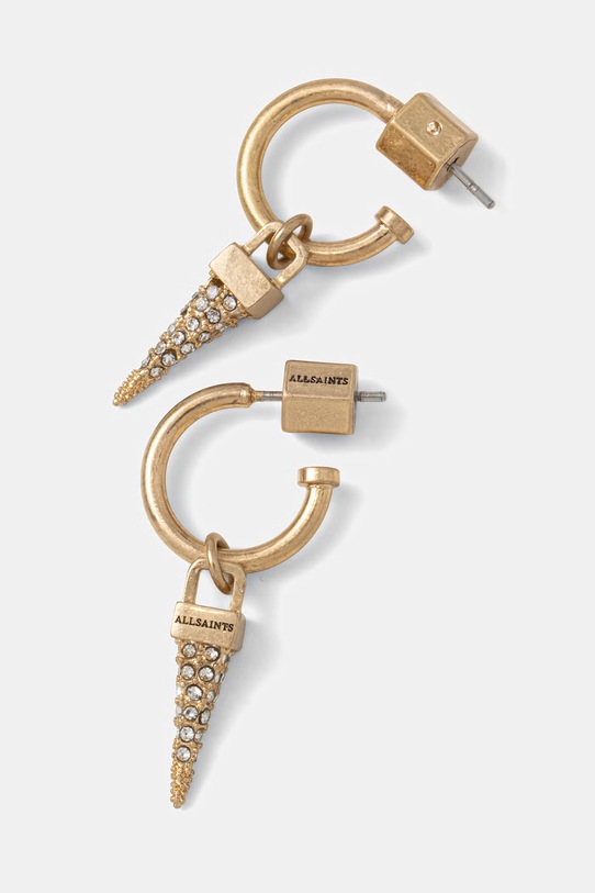 AllSaints kolczyki damskie metalowe 37568585BRS123 złoty SS26