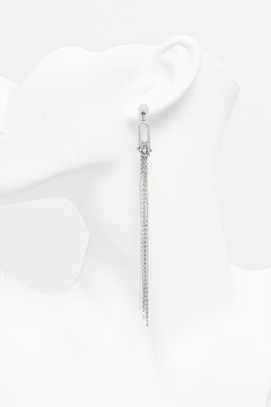 Akcesoria AllSaints kolczyki damskie metalowe 37568831SLV041 srebrny