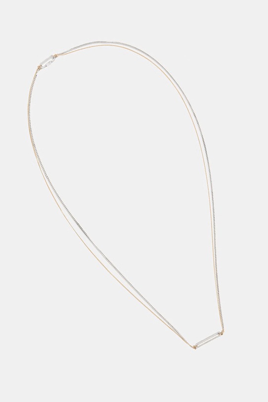 AllSaints naszyjnik damski metalowy srebrny 37568837TWO979