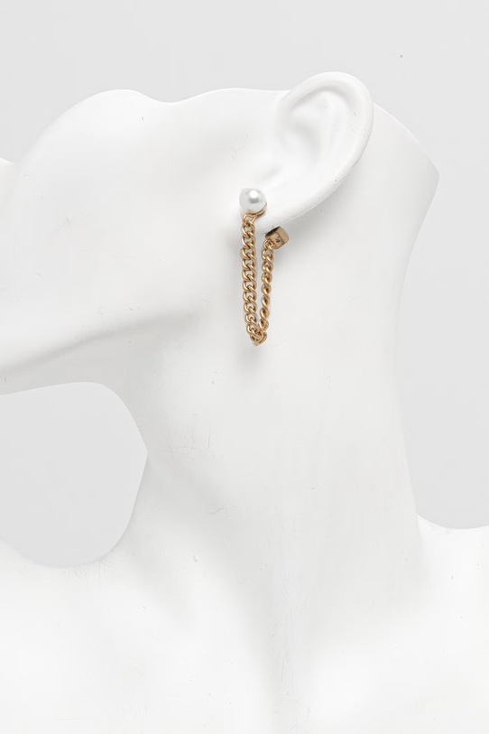 AllSaints kolczyki damskie metalowe 37569037BRS126 złoty SS26