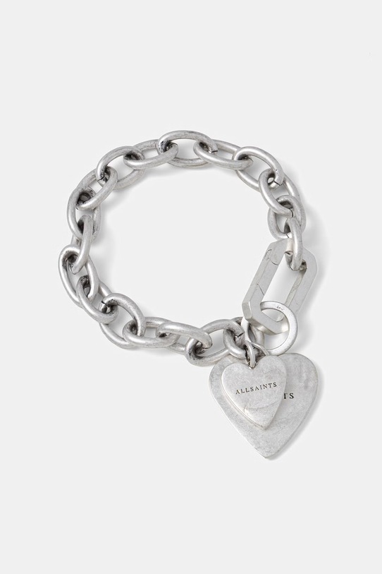 AllSaints bransoletka damska metalowa srebrny 37569351SLV041