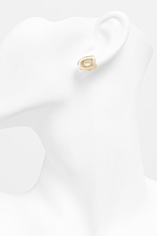 Akcesoria Coach kolczyki damskie metalowe 37541368GLD710 złoty