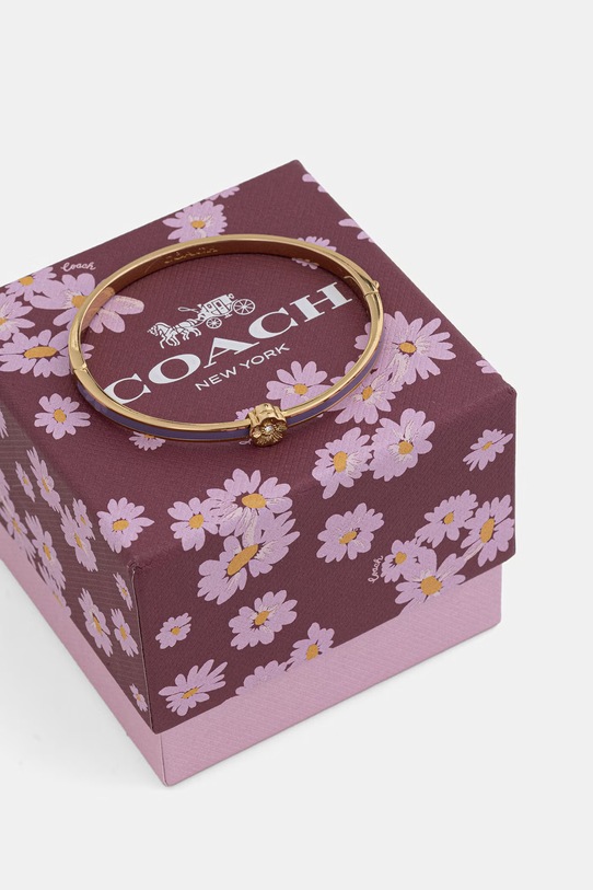 Akcesoria Coach bransoletka 37571301GLD500 fioletowy