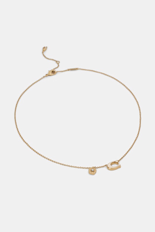 Coach naszyjnik złoty 37571532GLD100