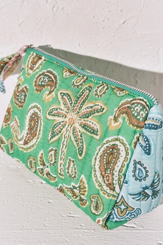 women'secret kosmetyczka damska bawełniana zielony 4383151