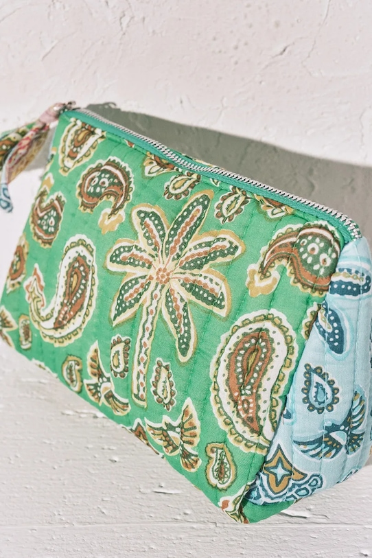 women'secret kosmetyczka damska bawełniana zielony 4383151