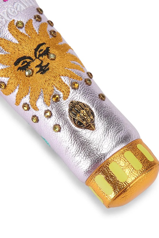 Akcesoria Kurt Geiger London brelok damski skórzany Sunscren Charm 5574295999 różowy