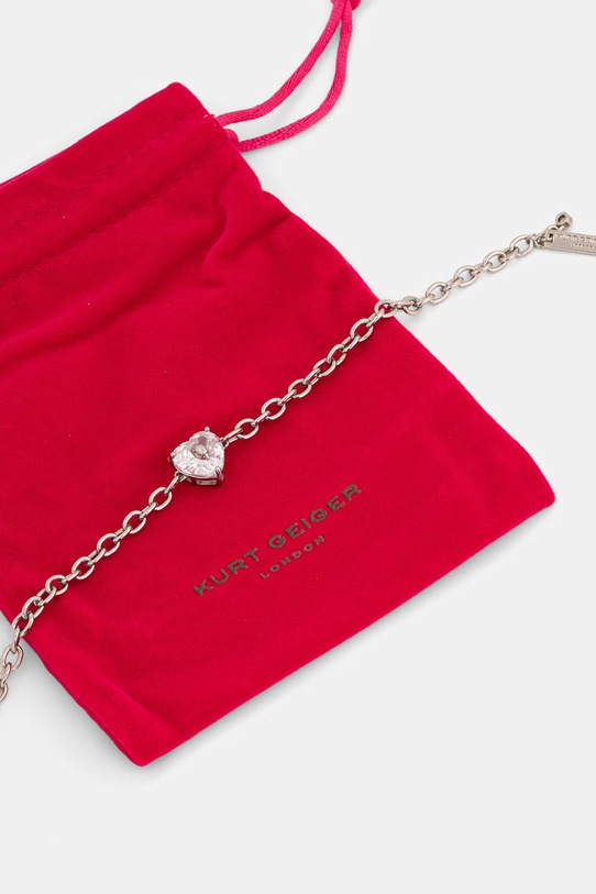 Аксесоари Kurt Geiger London гривна дамска цирконова 5422463429 сребърен