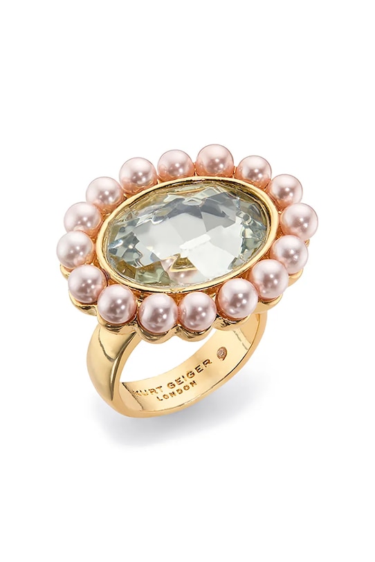 Kurt Geiger London pierścionek damski metalowy złoty 5624075429