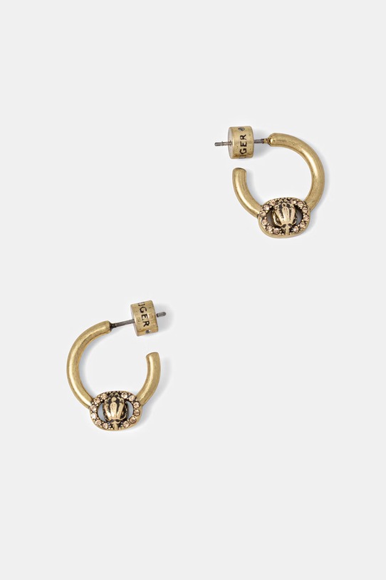 Kurt Geiger London kolczyki damskie metalowe cyrkoniowe złoty 5621561429