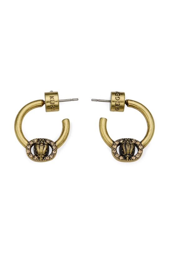 Kurt Geiger London kolczyki damskie metalowe cyrkoniowe złoty 5621561429