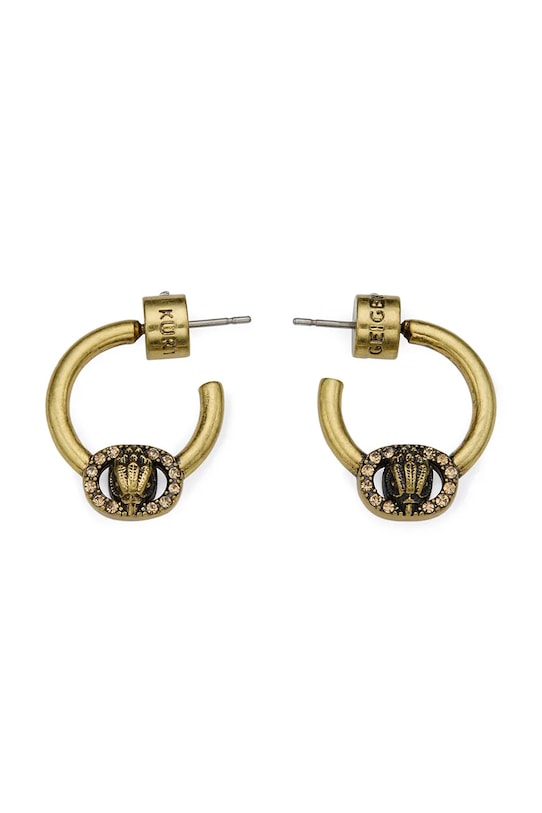 Kurt Geiger London kolczyki damskie metalowe cyrkoniowe złoty 5621561429