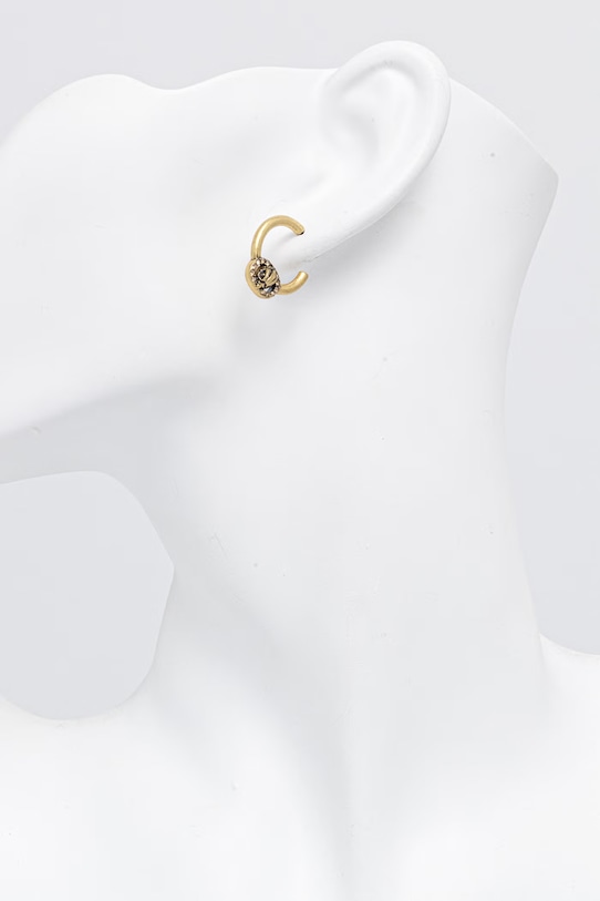 Akcesoria Kurt Geiger London kolczyki damskie metalowe cyrkoniowe 5621561429 złoty