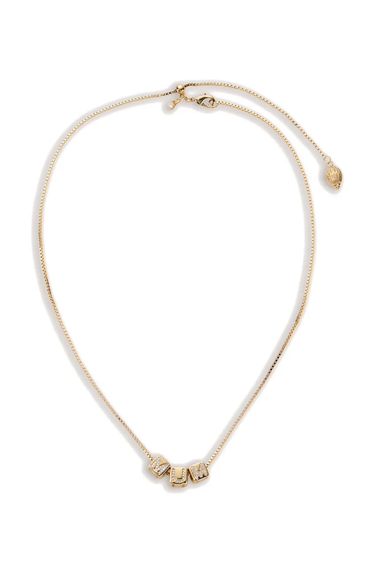 Kurt Geiger London naszyjnik damski metalowy z cyrkonią złoty 5620361429