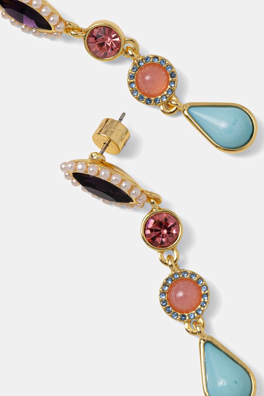 Kurt Geiger London kolczyki damskie metalowe z cyrkonią 5622969429 złoty SS26