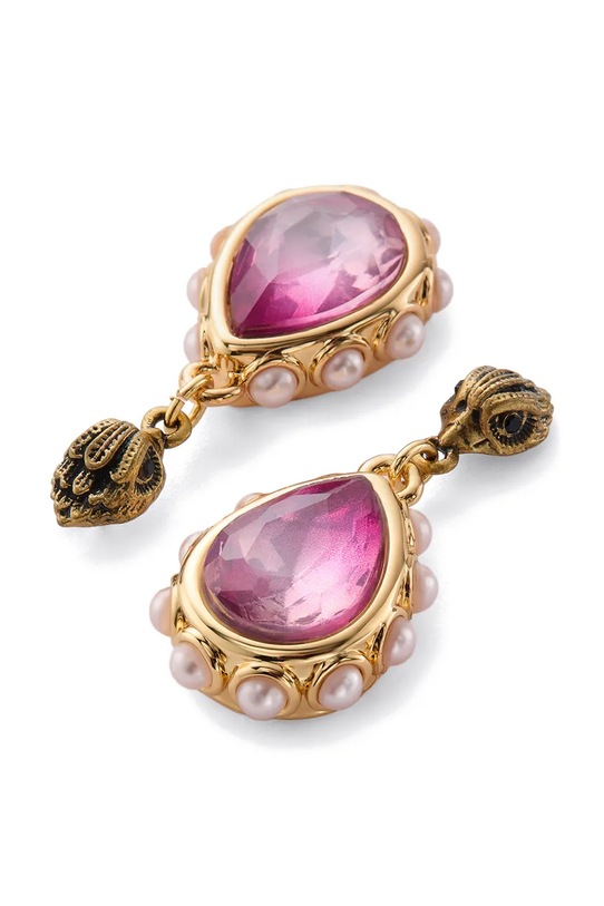 Kurt Geiger London kolczyki damskie metalowe z cyrkonią 5623190429 złoty SS26