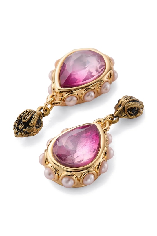 Kurt Geiger London kolczyki damskie metalowe z cyrkonią 5623190429 złoty SS26