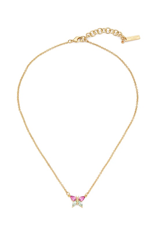 Kurt Geiger London naszyjnik z zawieszką damski metalowy z cyrkonią złoty 5623690429