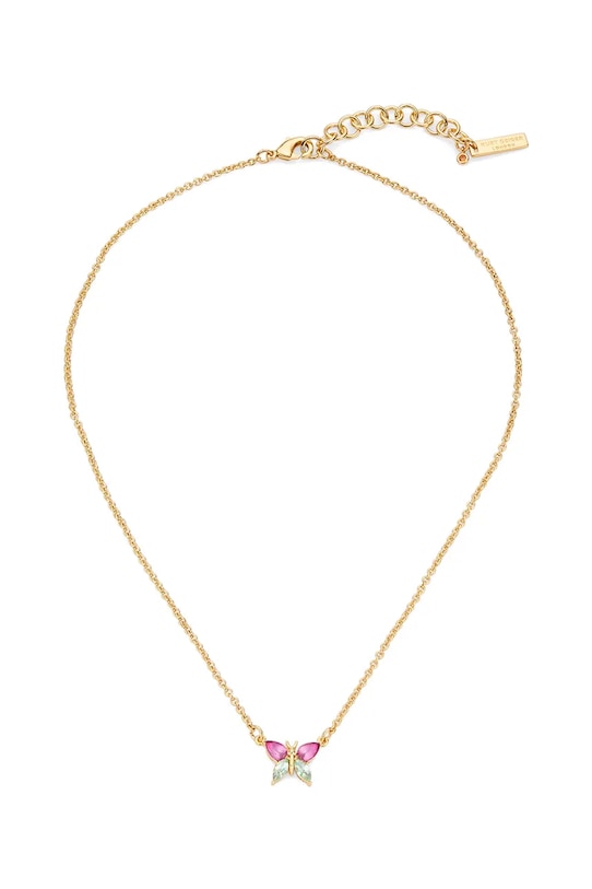 Kurt Geiger London naszyjnik z zawieszką damski metalowy z cyrkonią złoty 5623690429