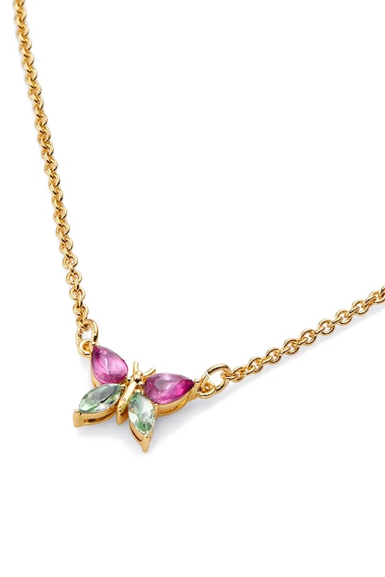 Kurt Geiger London naszyjnik z zawieszką damski metalowy z cyrkonią 5623690429 złoty SS26