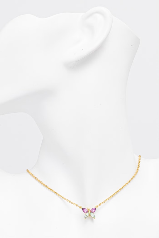 Akcesoria Kurt Geiger London naszyjnik z zawieszką damski metalowy z cyrkonią 5623690429 złoty