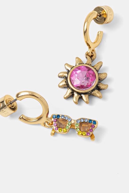 Kurt Geiger London kolczyki damskie metalowe z cyrkonią 5624361429 złoty SS26