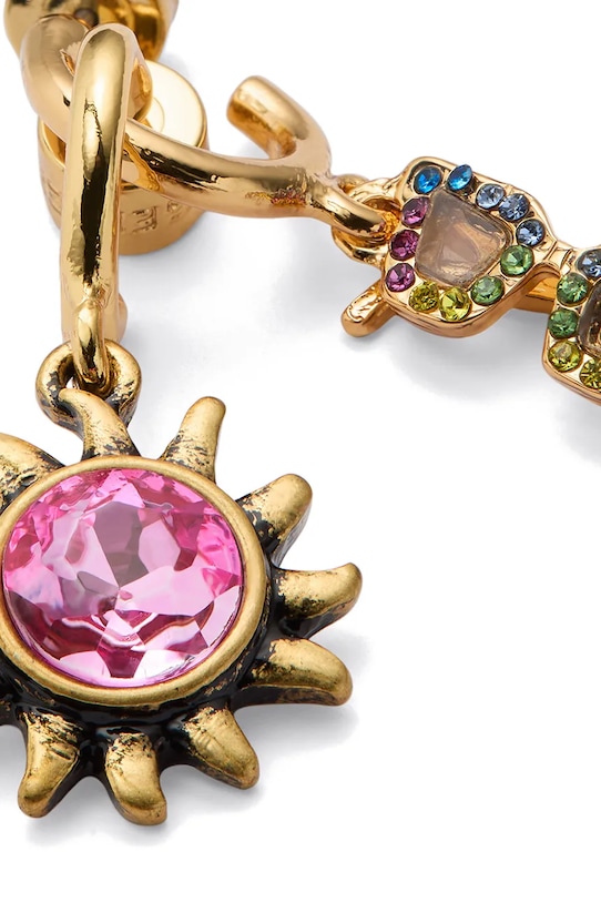 Kurt Geiger London kolczyki damskie metalowe z cyrkonią 5624361429 złoty SS26