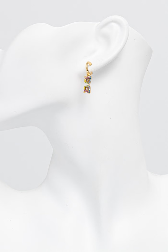 Akcesoria Kurt Geiger London kolczyki damskie metalowe z cyrkonią 5624361429 złoty