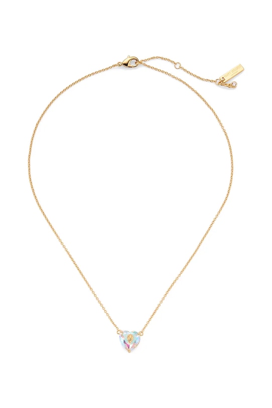 Kurt Geiger London naszyjnik damski metalowy z cyrkonią złoty 5422365429