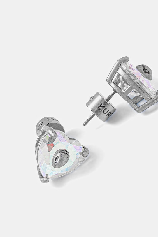 Kurt Geiger London kolczyki damskie metalowe z cyrkonią 5422663429 srebrny SS26