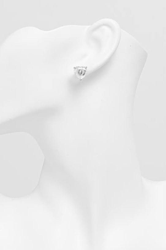 Akcesoria Kurt Geiger London kolczyki damskie metalowe z cyrkonią 5422663429 srebrny