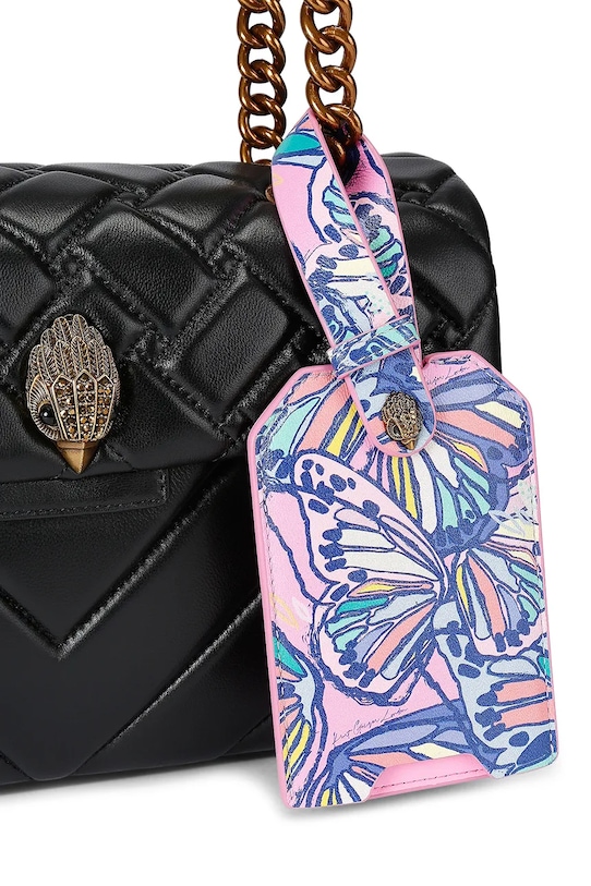 Kurt Geiger London zawieszka do bagażu damska 5604795109 fioletowy SS26