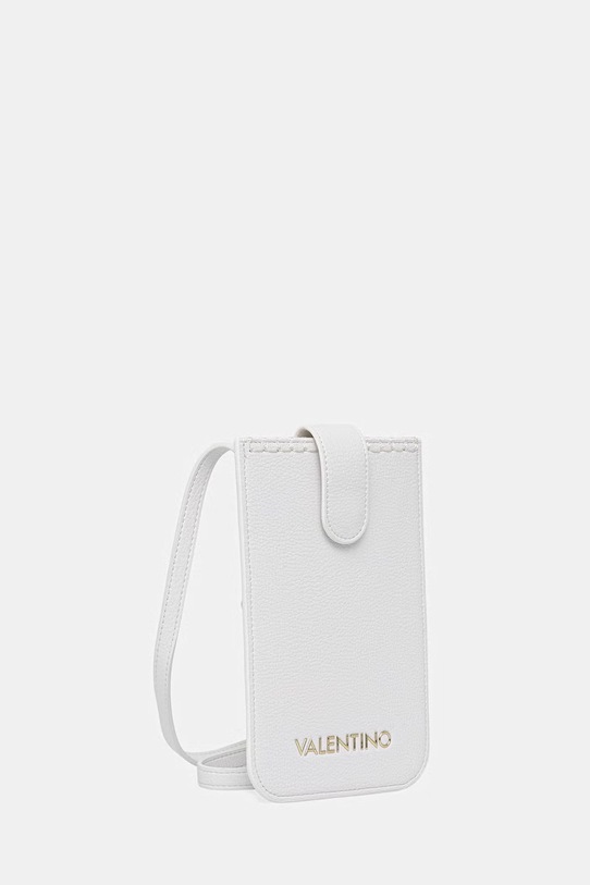 Valentino Bags pokrowiec na telefon damski z imitacji skóry ALEKSANDRA VPS9W982 biały SS26