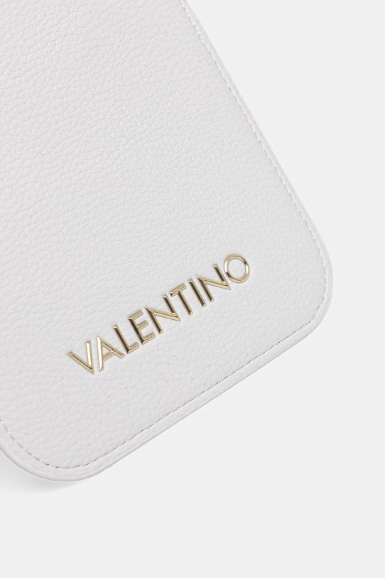 Valentino Bags pokrowiec na telefon damski z imitacji skóry ALEKSANDRA biały VPS9W982