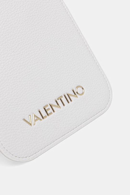 Valentino Bags pokrowiec na telefon damski z imitacji skóry ALEKSANDRA biały VPS9W982