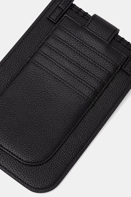 Valentino Bags pokrowiec na telefon damski z imitacji skóry ALEKSANDRA czarny VPS9W982