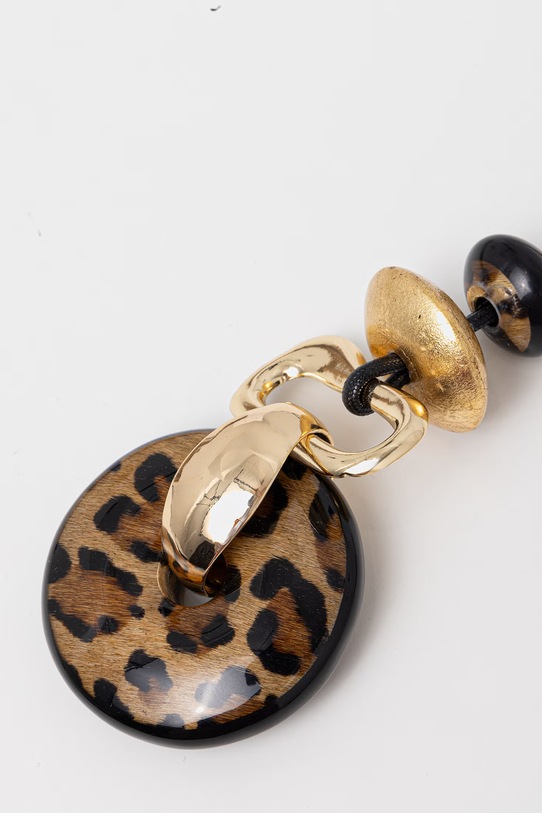 Lola Casademunt naszyjnik z zawieszką damski LS2603030 czarny SS26