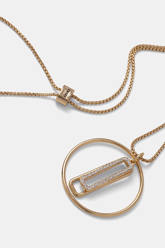 DKNY naszyjnik z zawieszką damski metalowy 04N00355 złoty SS26
