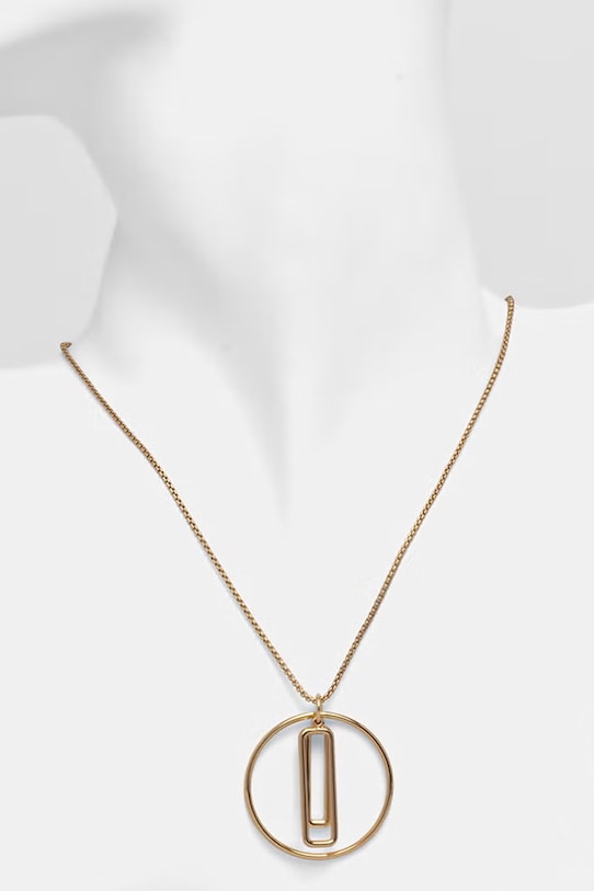 Akcesoria DKNY naszyjnik z zawieszką damski metalowy 04N00355 złoty