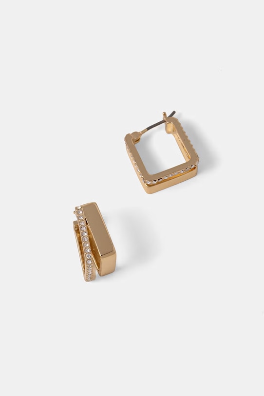 DKNY kolczyki damskie metalowe złoty 04G00918