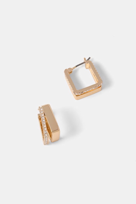 DKNY náušnice dámske kovové zlatá 04G00918