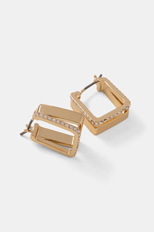 DKNY kolczyki damskie metalowe 04G00918 złoty SS26