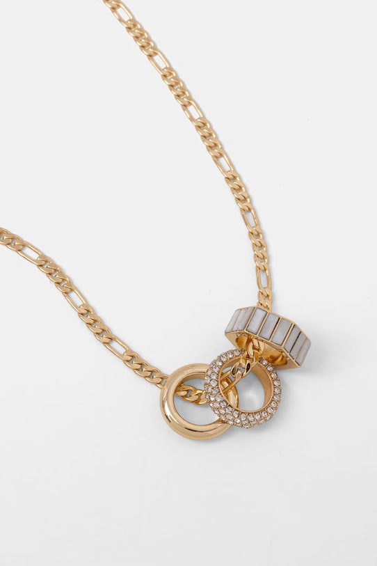 DKNY kolczyki damskie metalowe 04N00350 złoty SS26